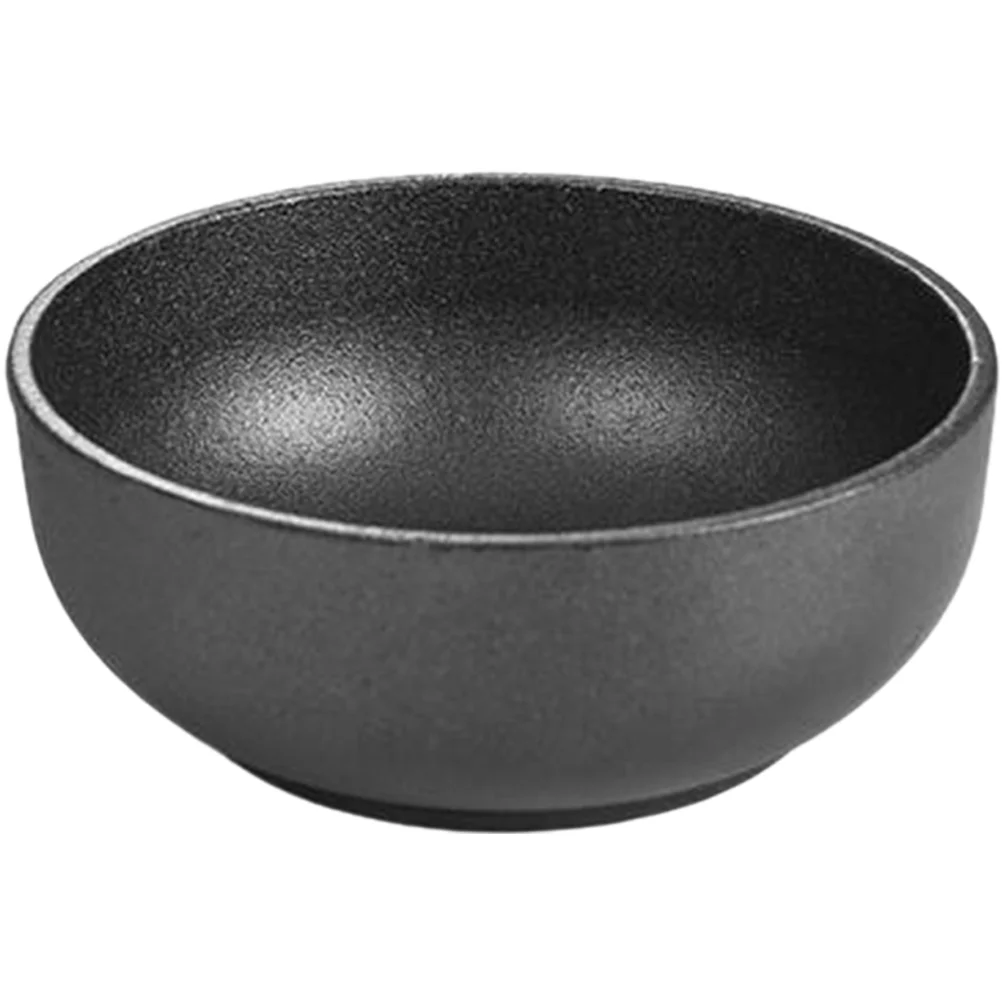 

Bowl Serving Cuisine Korean Daily Household Iron Cast Mixing Convenient Use Kitchen Rice Reusable Compact Accessories Multi