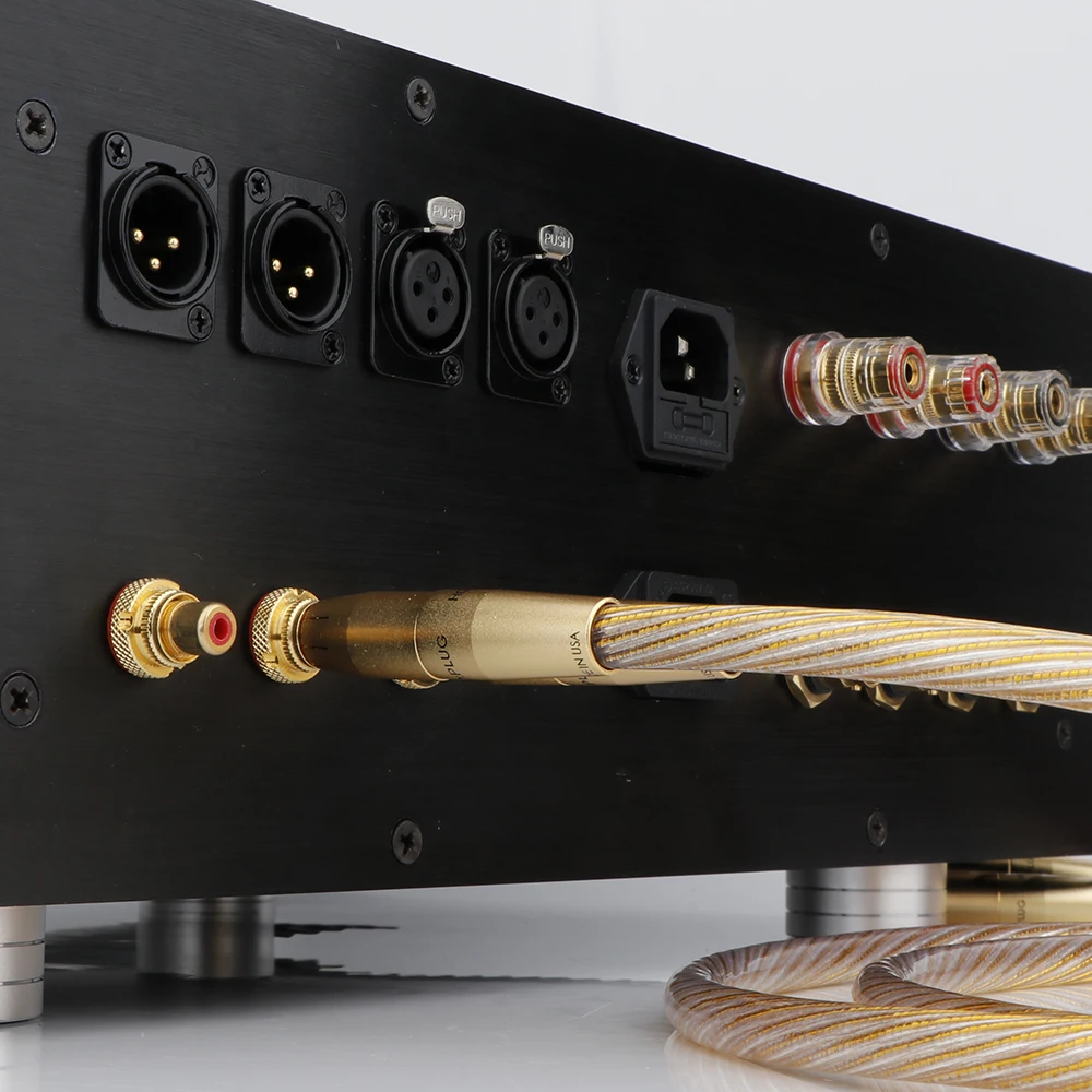 Nordost ODIN 2 Gold Hifi  RCA Audio Cable XLR Balance Line8N OFC Gold Plated Reference With RCA XLR Plug For Amplifier