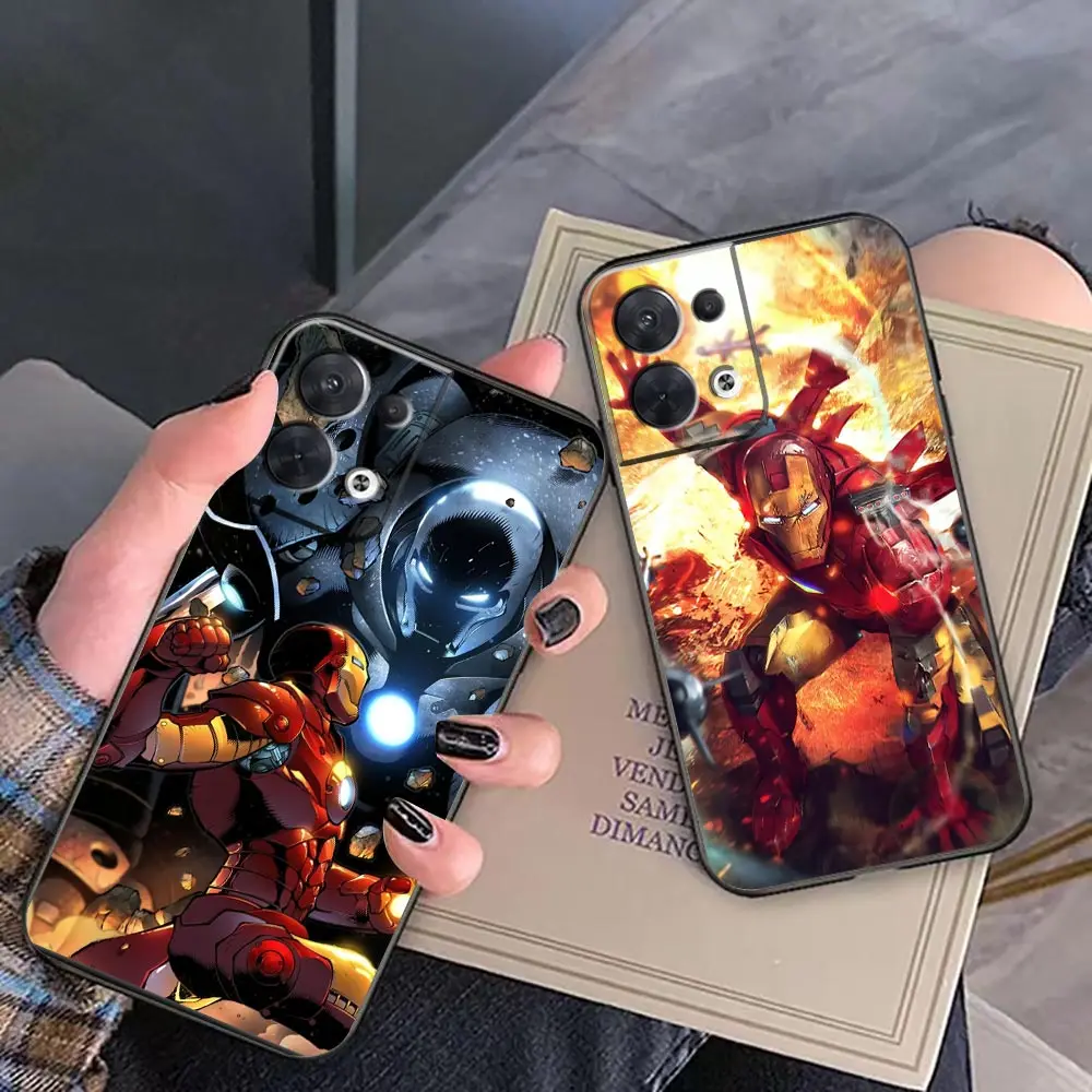 

Case For OPPO RENO 10 8 8T 7 7Z 6 6Z 5 4 3 2 2F PRO PLUS 4G FIND X2 X3 X5 5G Case Capa Funda Coque Para Marvel Avengers Lron Man