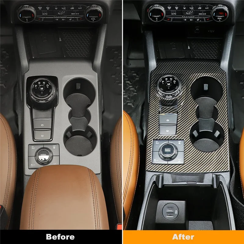 

Накладка на панель переключения передач центральной консоли для Ford Bronco Sport 2023 2024, аксессуары для интерьера