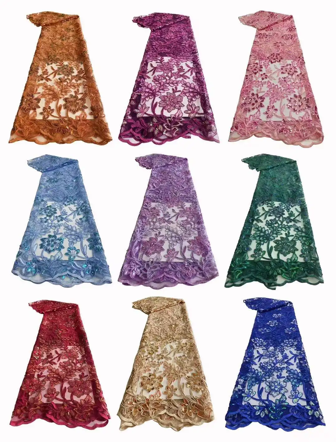 Рисунок 2 - Новейшая африканская кружевная ткань 2022