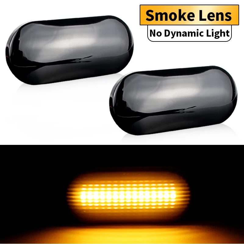 

2x для Ford Focus MK2 2004 2005 2006 2007 C-Max Fiesta Fusion Galaxy светодиодный динамический боковой габаритный указатель поворота, мигалка