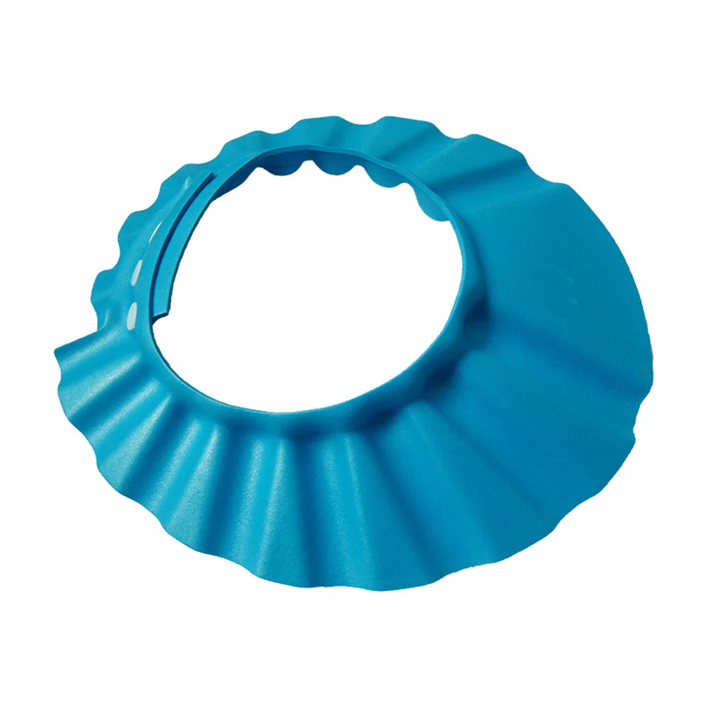 

Adjustable Shampoo Cap Water Entering Eye Ear Bathing Visor Hat Hair Rinser Shield for Infant Toddler Without Ear Pads