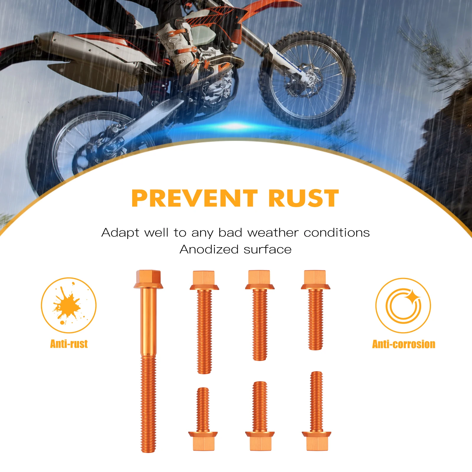 NICECNC для KTM EXC 300 250 XCW 2020 2021 2022 M5 M6 Комплект болтов двигателя Винты крышки водяного