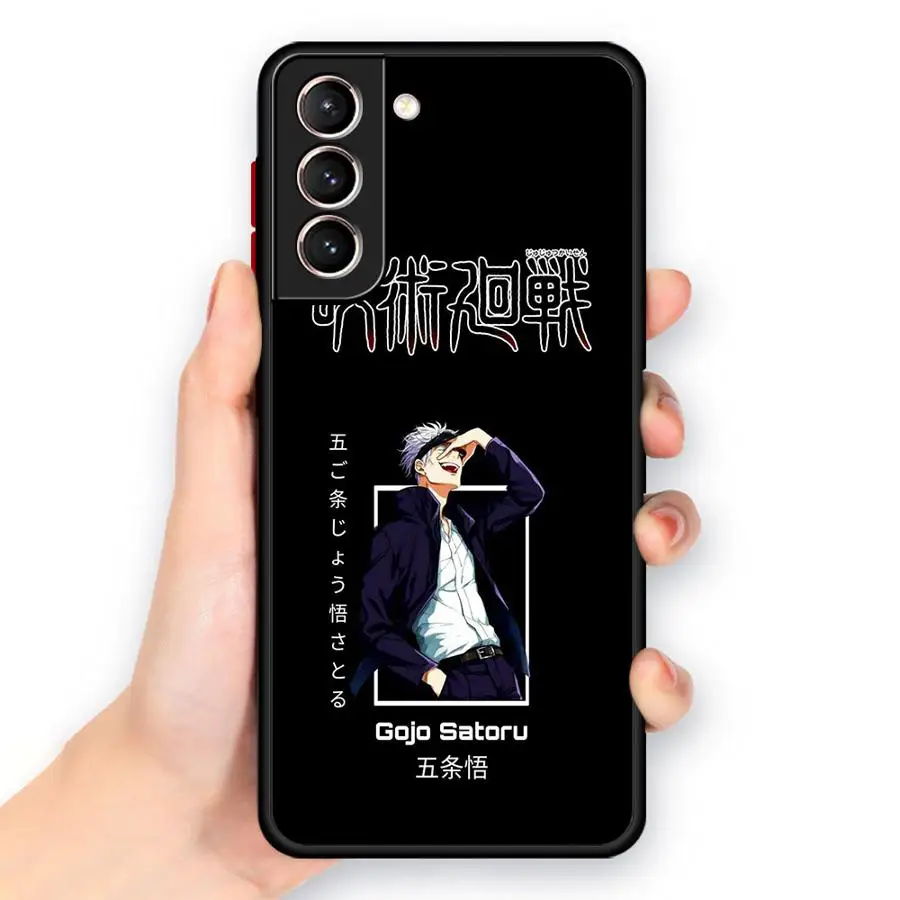 Милый чехол для телефона Jujutsu Kaisen Samsung Galaxy Note 20 Ultra Plus Lite 9 8 A21 A05 A06 A50 A52 A70 s A31 A51 A71 A16 5G