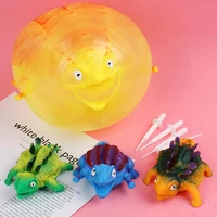 eco friendly decompression toy leak proof inflatable toy squeeze dinosaur bobball for teens squeeze animal squeeze toy