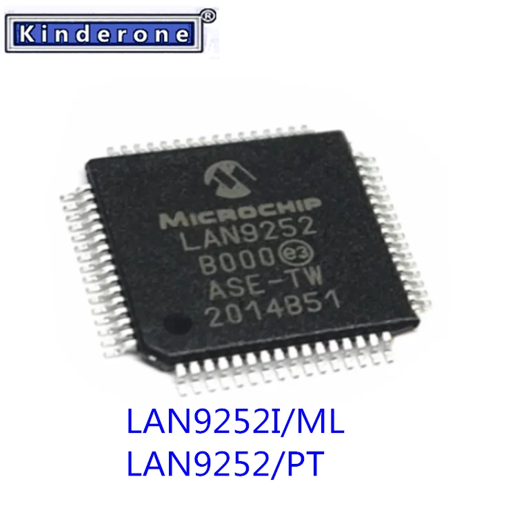

LAN9252 LAN9252I/ML QFN64 LAN9252/PT TQFP-64 Ethernet Controller Interface IC 100% New computer components