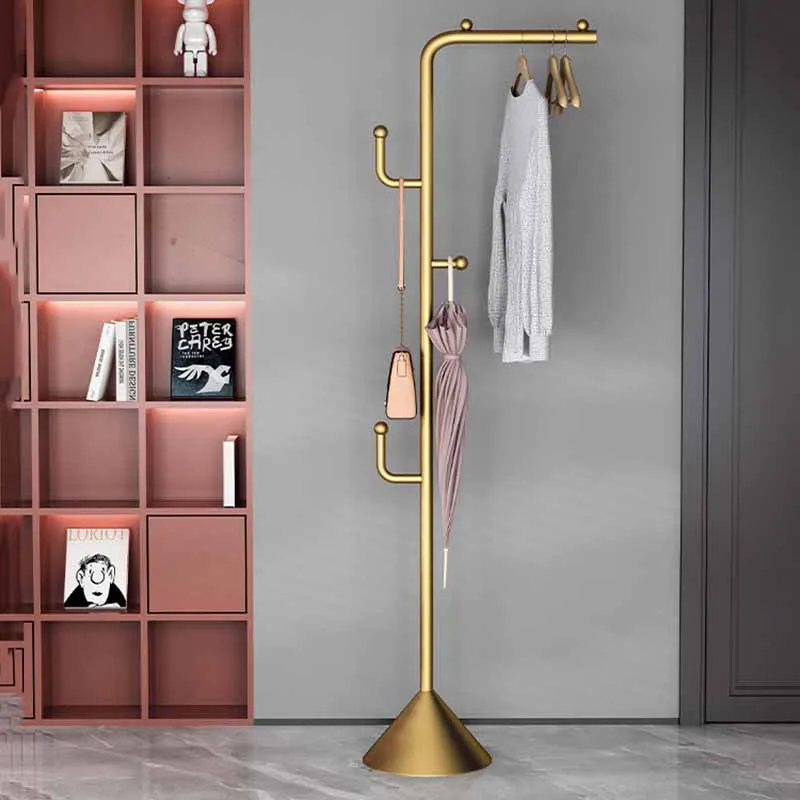 

Золотая вешалка для одежды в спальню, прихожую, напольная вешалка, вешалка для одежды, металлическая вешалка для пальто, современная мебель ...