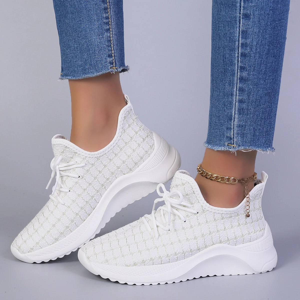 

2022 сетчатые дышащие женские теннисные туфли, холщовые туфли, женская повседневная обувь, женская спортивная обувь, кроссовки на платформе