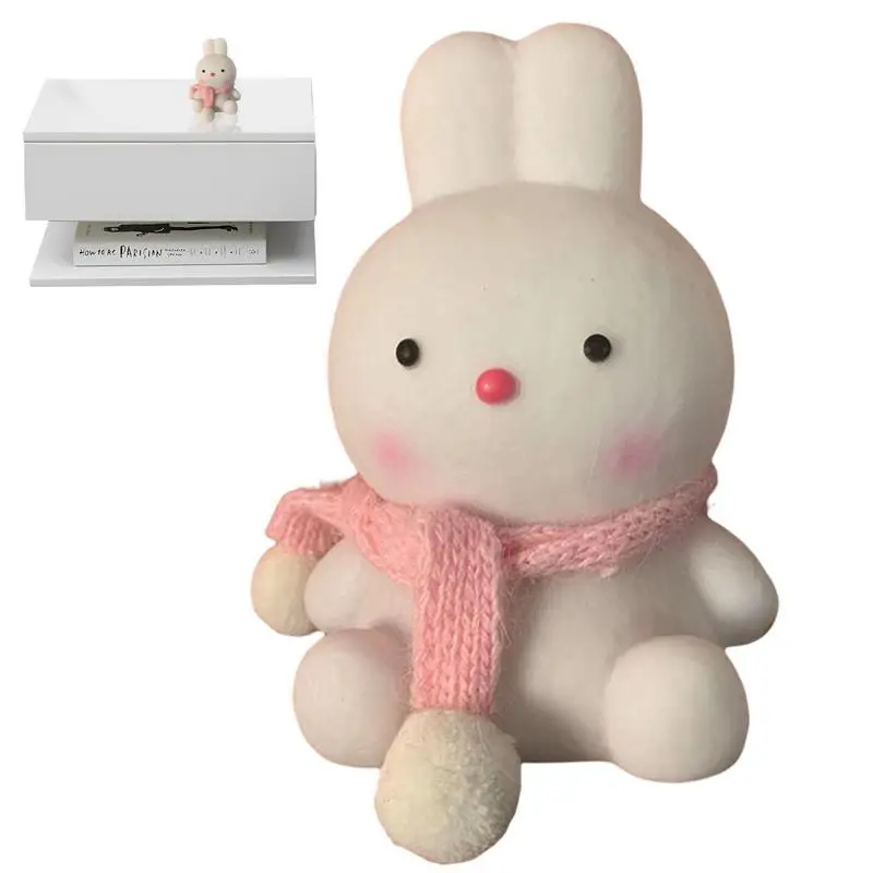 

Light Up Silicone Bunny Cute Bunny Kids Night Light Silicone Animal Night Lights With Touch Sensor Nursery LED Rabbit Night