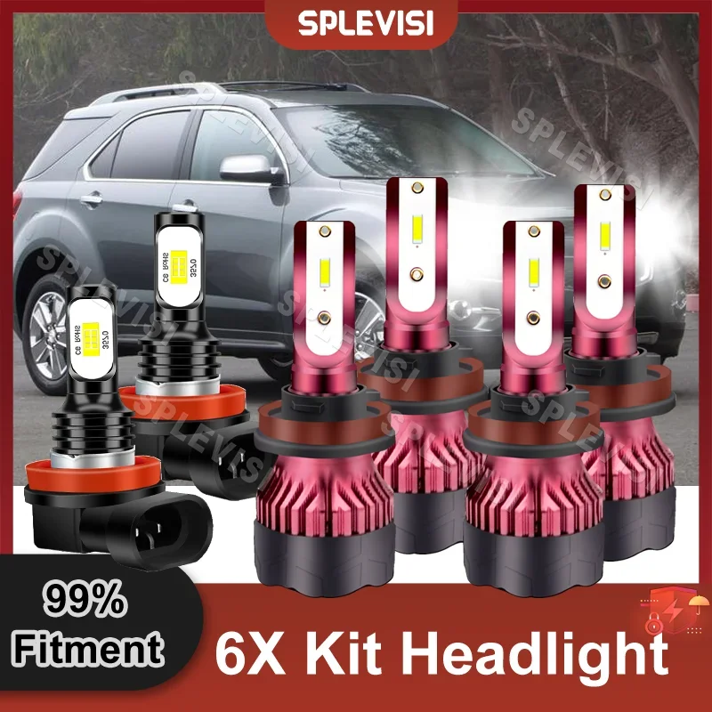 Автомобильные светодиодные лампы для фар HID белые противотуманные фары дальнего