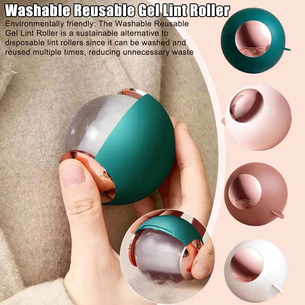 

Lint Roller Hair Remover Ball Reusable Gel Lint Roller For Pet Hair Upgrading Reusable Lint Rollers Washable Sticky Roller G6m2