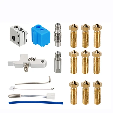 Для 3D принтера Artillery Sidewinder X1/Комплект запчастей для экструдера Hotend, сопла/теплооблома/блока нагревателя/термистора