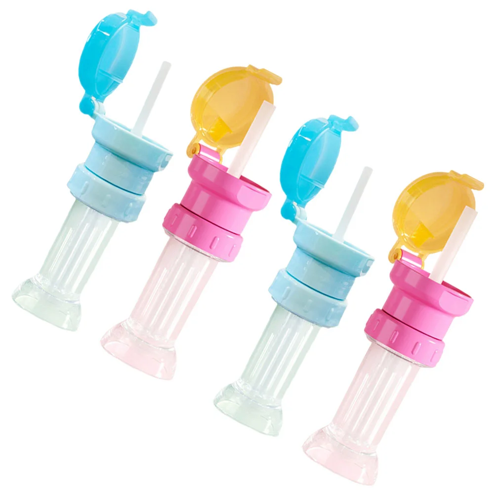 

4 шт., детские соломенные бутылки для воды