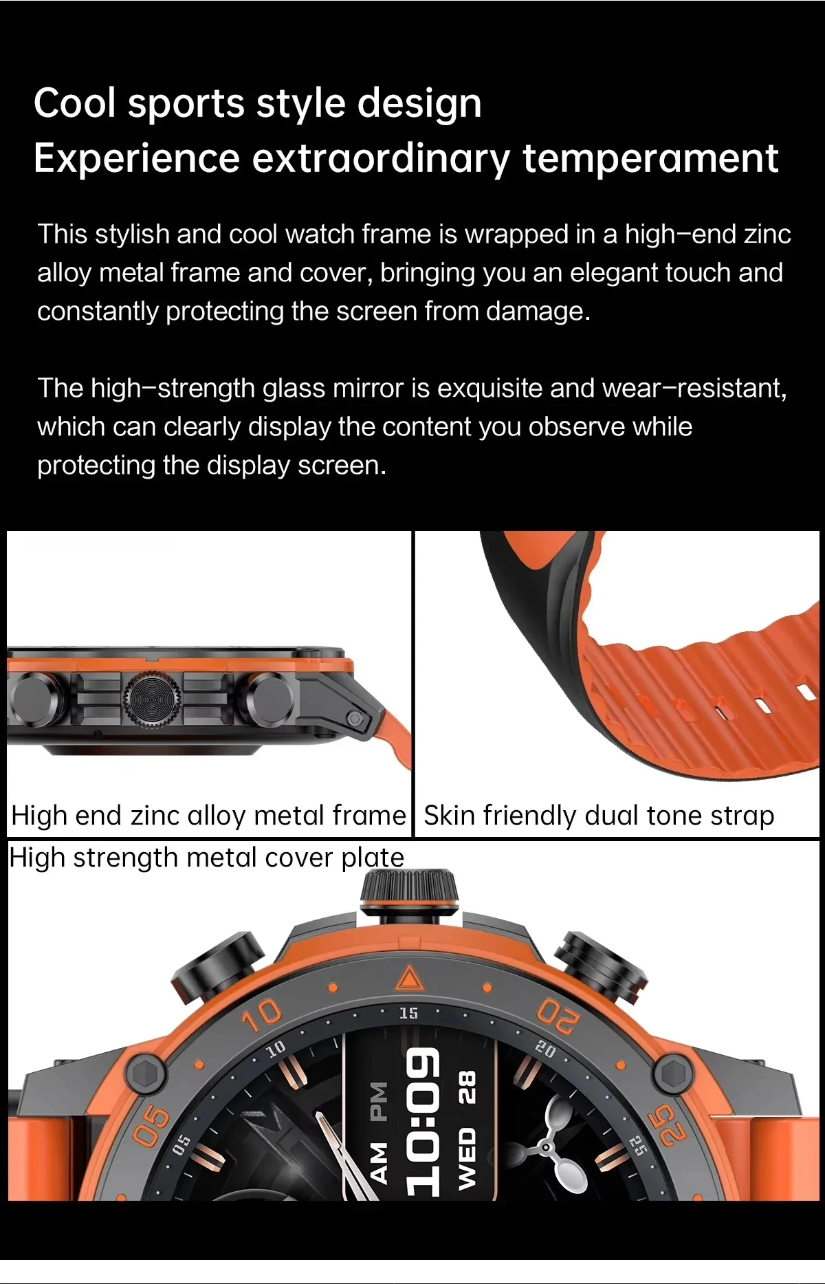 Смарт-часы для ZTE Nubia Music 2 Blade V70 V60 Vita мужчин Bluetooth-вызовы мониторинг здоровья