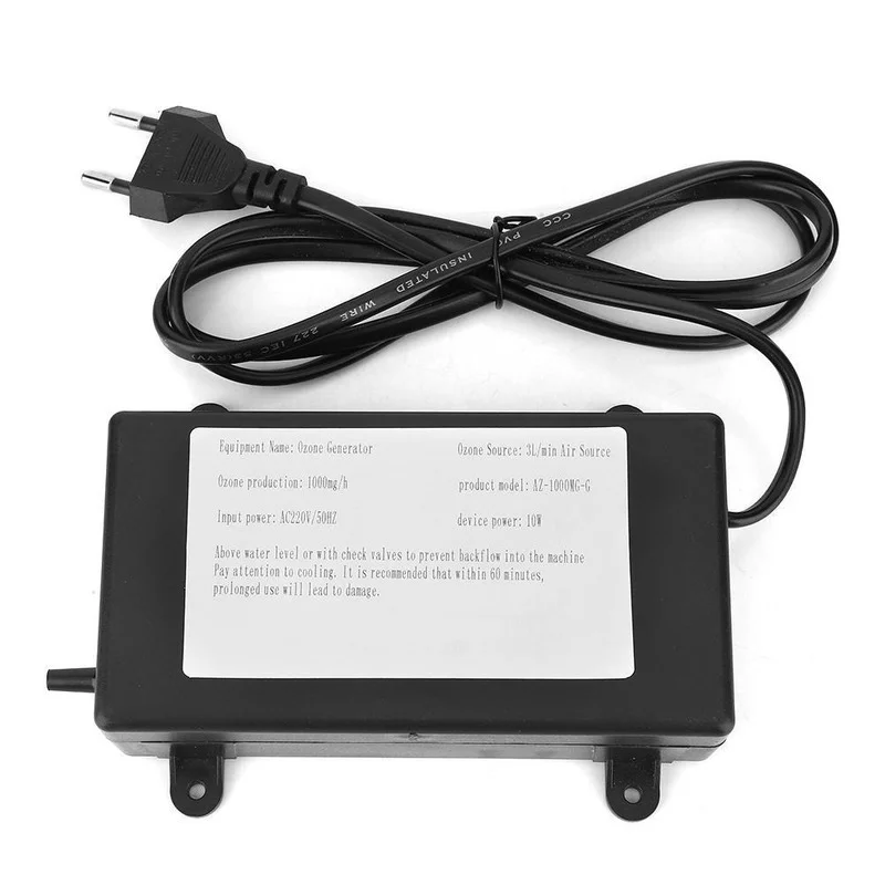 Дешево Озоновый генератор, озонатор, стерилизатор воды и воздуха, очиститель 1000 мг, очистка фруктов, овощей, аквариума, дезинфектор, стерилизатор