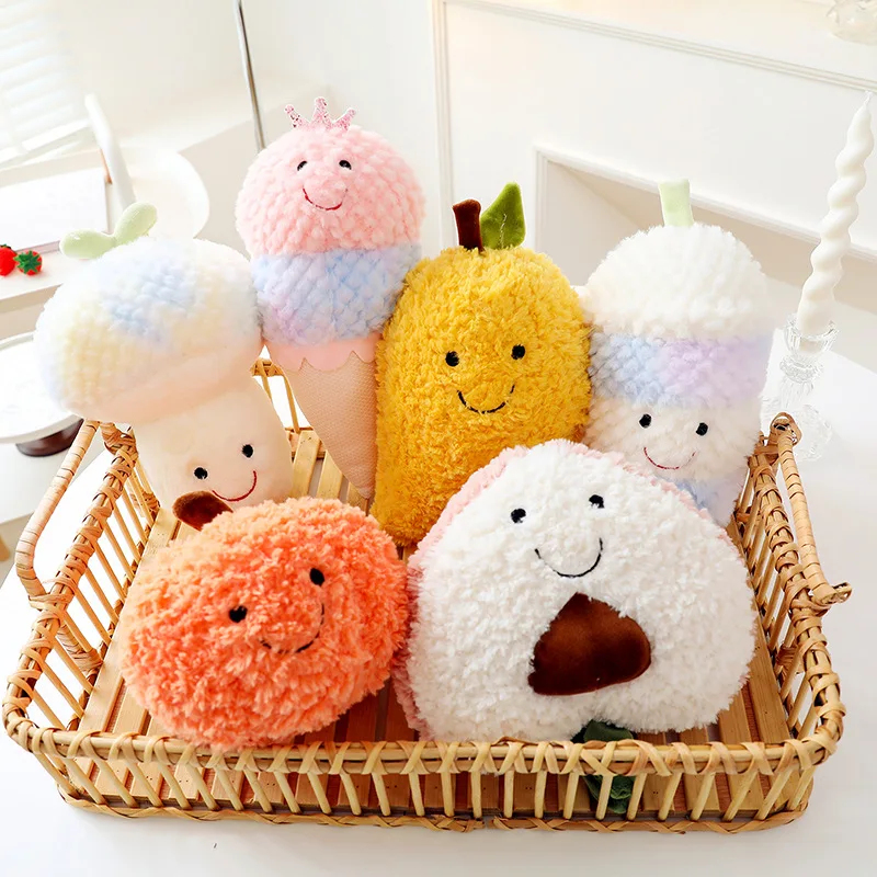 

New Fruit and Vegetable Doll Series Simulation Fruit Doll Durian Strawberry Carrot Plush Toy High Quality Stuffed Doll