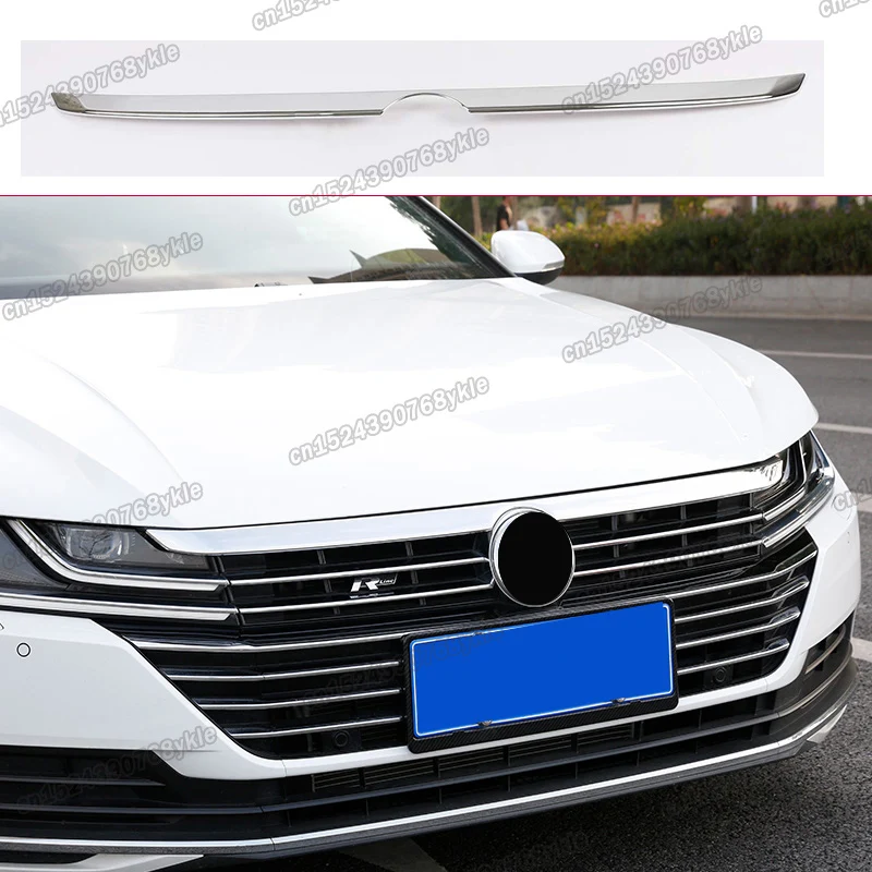 carbon fiber car hood head engine cover trims for Volkswagen Arteon vw 2017 2018 2019 2020 2021 Accessories 2022 r line styling