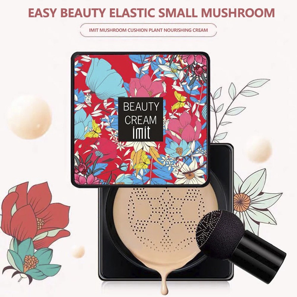 

Mushroom Head Air Cushion CC Cream Concealer Moisturizing Foundation Whitening Makeup BB Cream Long-lasting CC Cream