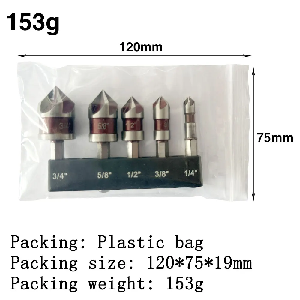 

Набор Из 5 Шестигранных Ключей, Британский Пятиугольный Красный Фрезерный Инструмент, Сверло