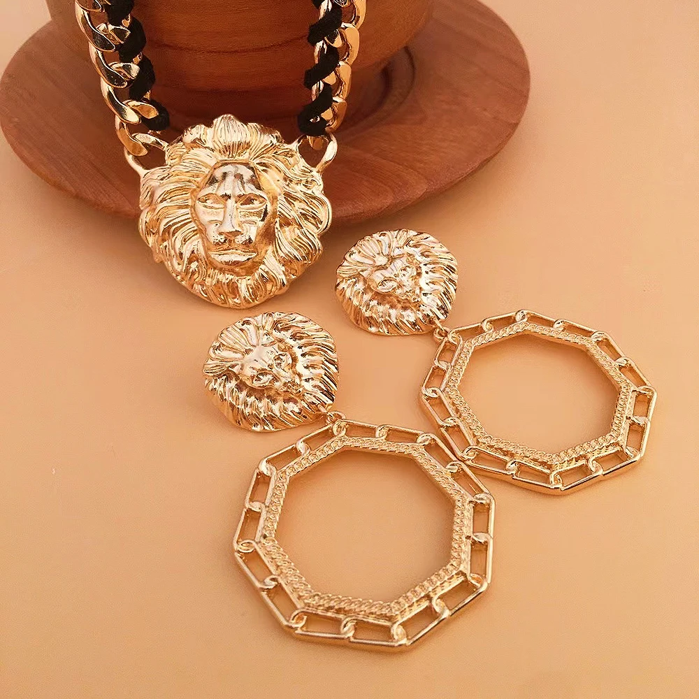 Элегантный подарок искусственный сплав цинка стильная голова льва