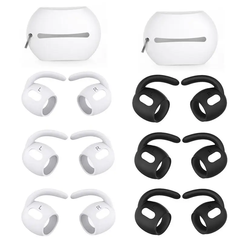 

Soft Silicone Earbuds Headphone Ear Pods Cover For Air Pods Pro2 In-Ear Eartip Ear Wings Hook Blue Tooth Earphone Accessory