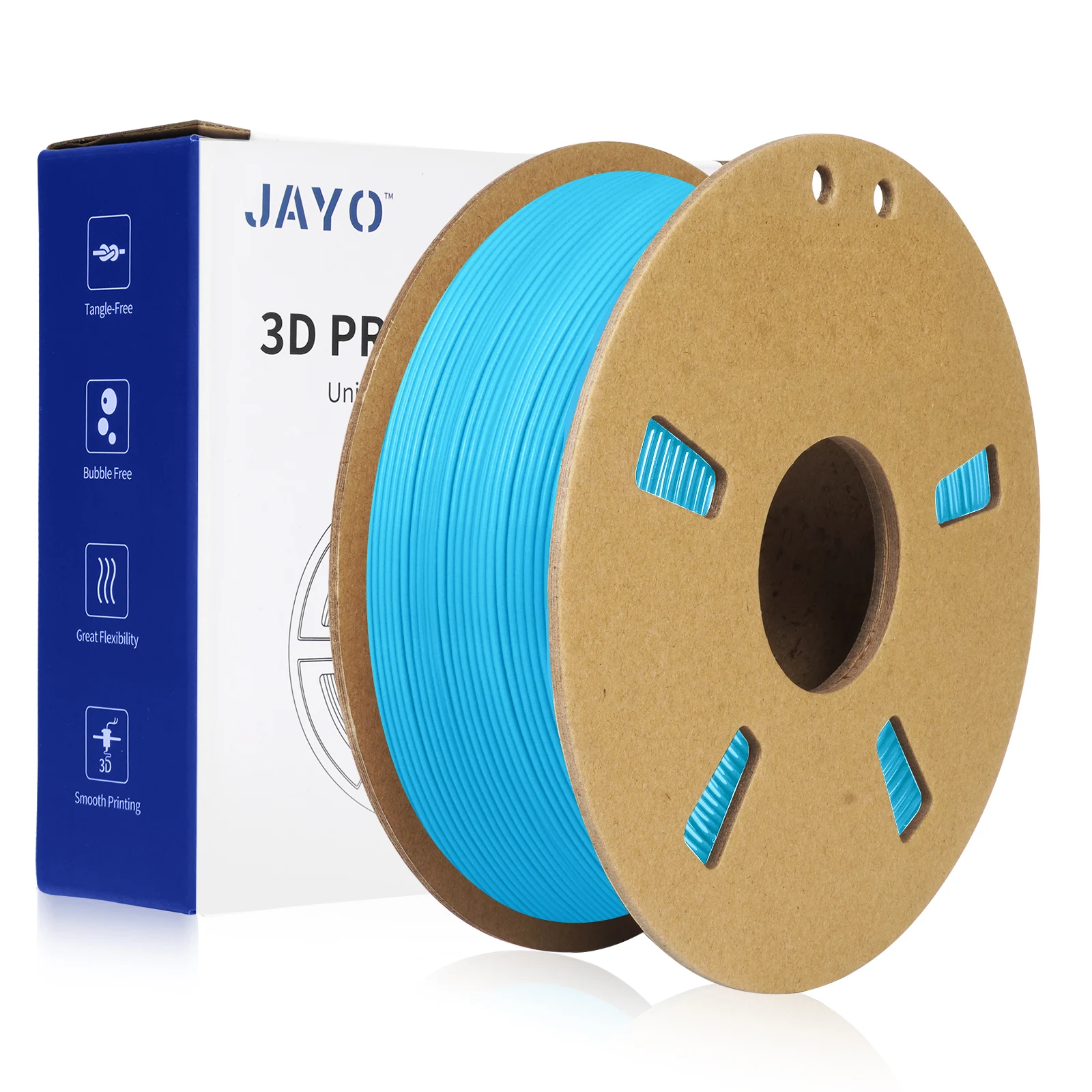 JAYO Filament PETG/PLA/PLAPLUS/SILK/ABS/PLA Meta 1.75mm Filament 0.65kg/Roll Low Shrinkage FDM 3D Printer Material DIY Gift