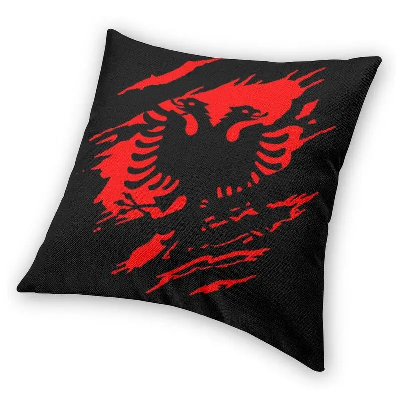 Наволочка с винтажным флагом Албании наволочка для дивана домашняя декоративная