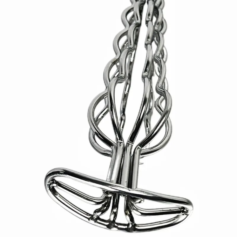 Забавная ажурная Анальная пробка из нержавеющей стали расширитель заднего ануса