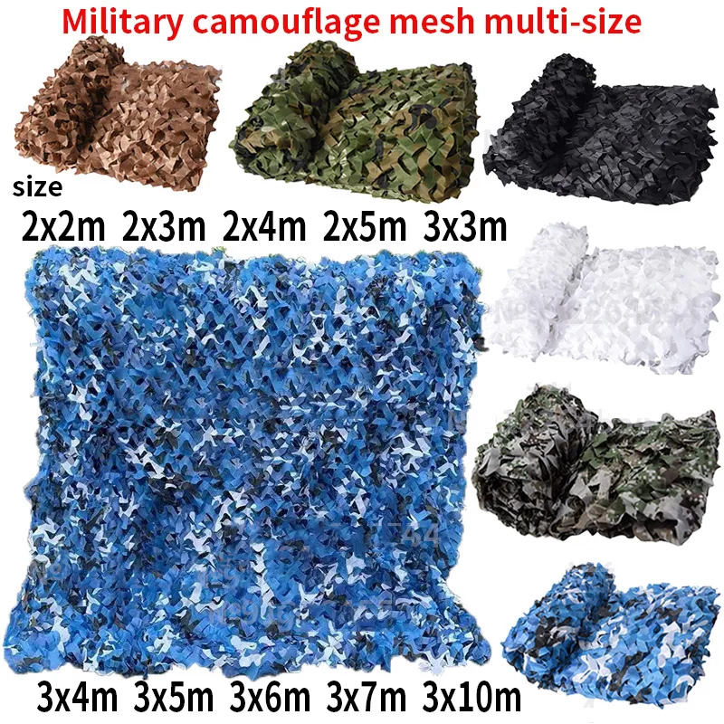

Military camouflage net hunting net garden decoration net gazebo camouflage net jungle camouflage green blue black white