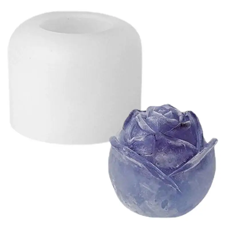 Candle Mold Silicone Molds Soap Making Mold DIY Ornaments Making Tool Ice Cube Mold
