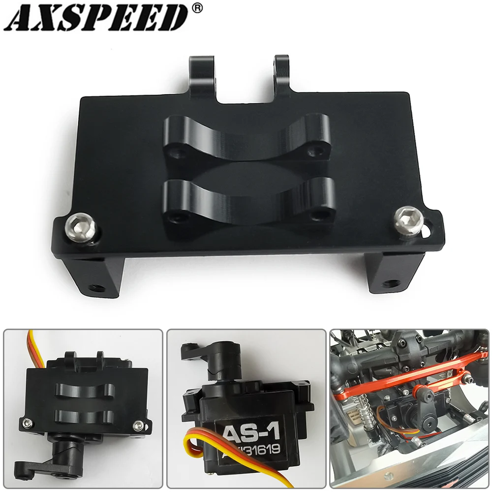 

Сервопривод AXSPEED для рулевого управления, кронштейн для Axial SCX24 90081 001 002 004 005 006 Gladiator 1/24 RC Crawler Car, обновленные детали