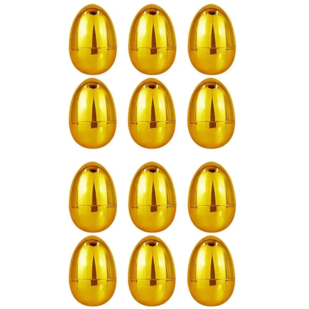 

Золотые пластиковые пустые яйца для пасхи