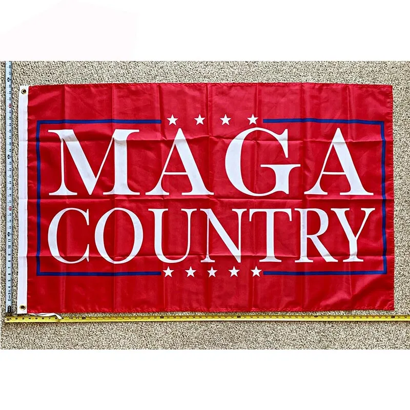 

Donald Trump Flag FREE SHIPPING 2024 Don Jr MAGA Country Red USA Trump Sign 3x5' yhx0076