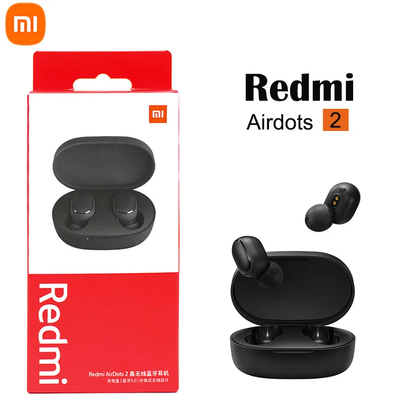 

Official Xiaomi Airdots S Redmi Bluetooth Earphones AI Control Gaming Headset Xiaomi Redmi Airdots 2