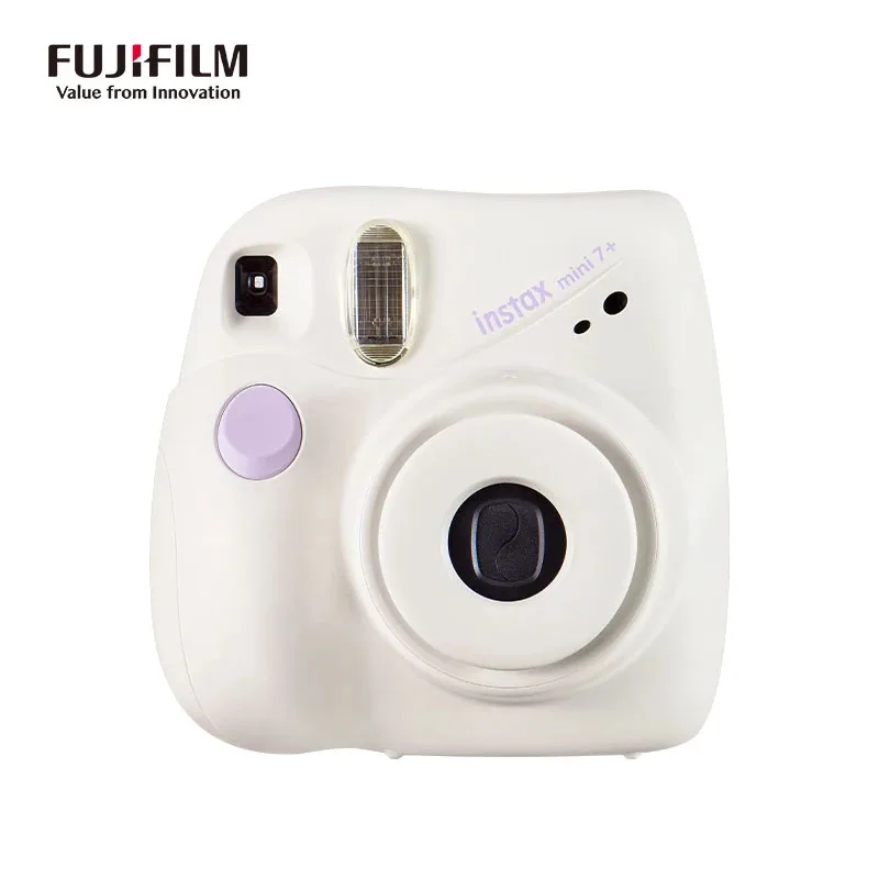 

Фотокамера моментальной печати Fujifilm Instax Mini 7 +, ремень на запястье с автоматической фокусировкой для девочек, подарок на день рождения, Рождество, Новый Год, фестиваль