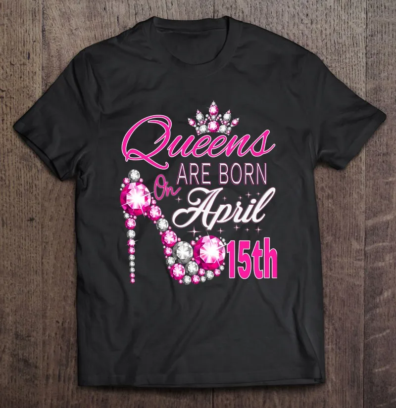 

Футболка мужская с надписью «A Queen Was Born In» 15 апреля