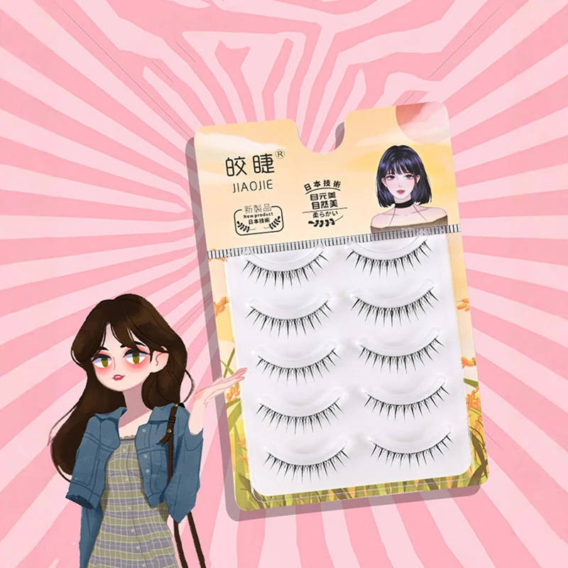 Натуральные накладные ресницы с рисунком ребенка рожденная мать демон кусок