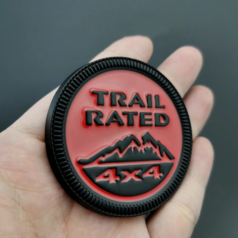 

Металлические Боковые Наклейки Для Стайлинга Автомобилей 4X4 TRAIL RATED, Логотип