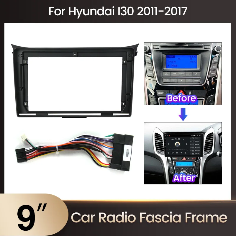 

Автомобильная панель TomoStrong, 9 дюймов, 2Din, для Hyundai I30 2011-2017