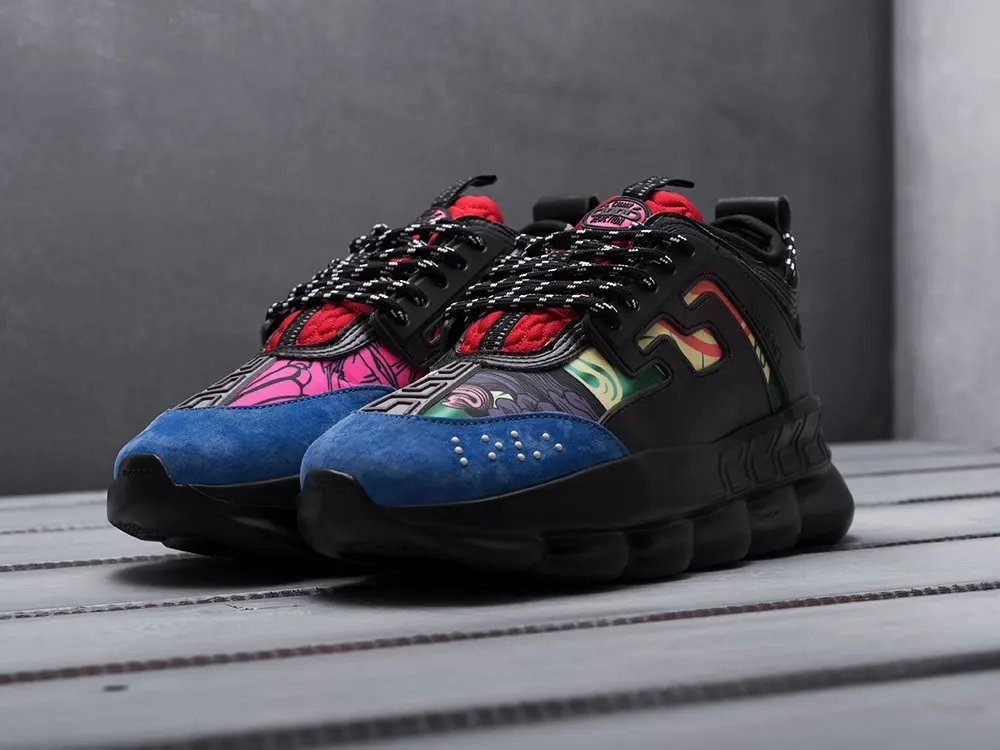 Кроссовки Versace Chain Reaction Черный Лето Женский | Обувь