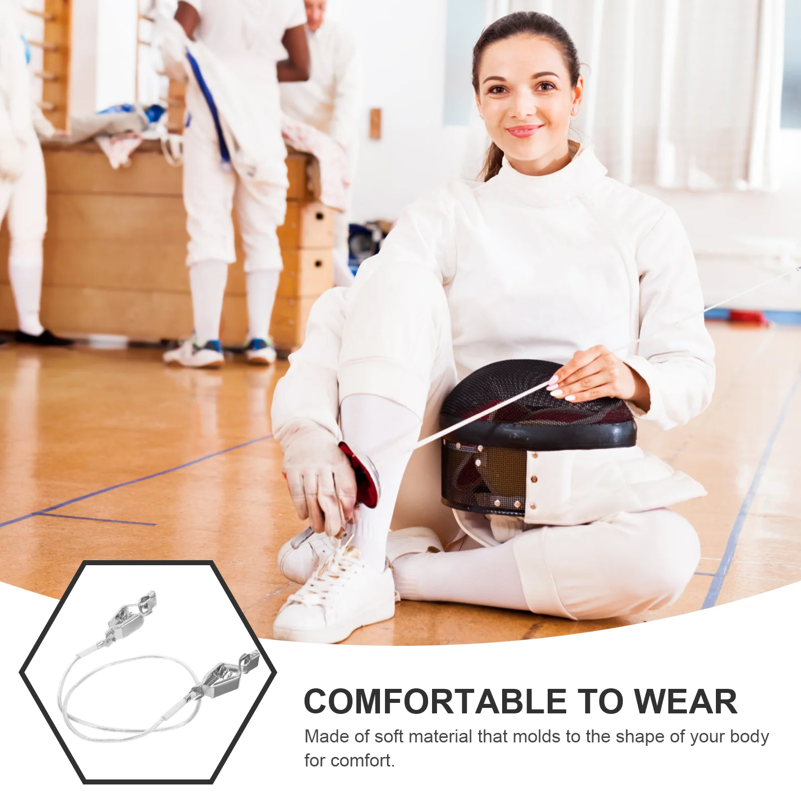 Зажим для головки из фольги аксессуар шнура нержавеющей стали