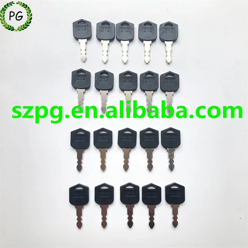 20PCS 212 Key For Doosan Daewoo Forklift Skid Steer D554212