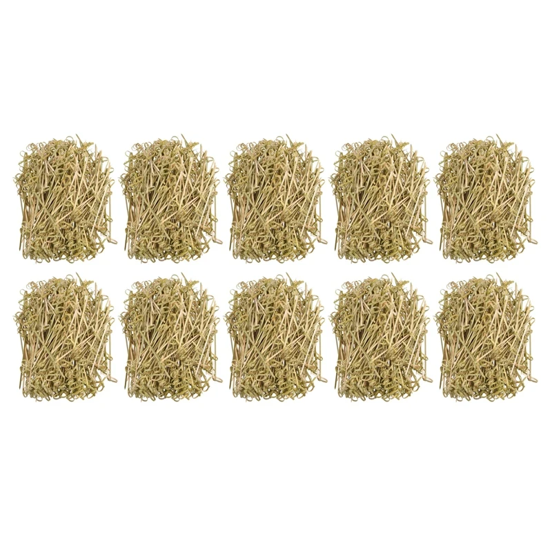 

3000 Pack Bamboo Cocktail Picks Cocktail Toothpicks Bamboo Skewers Toothpicks For Appetizers 4 Inch