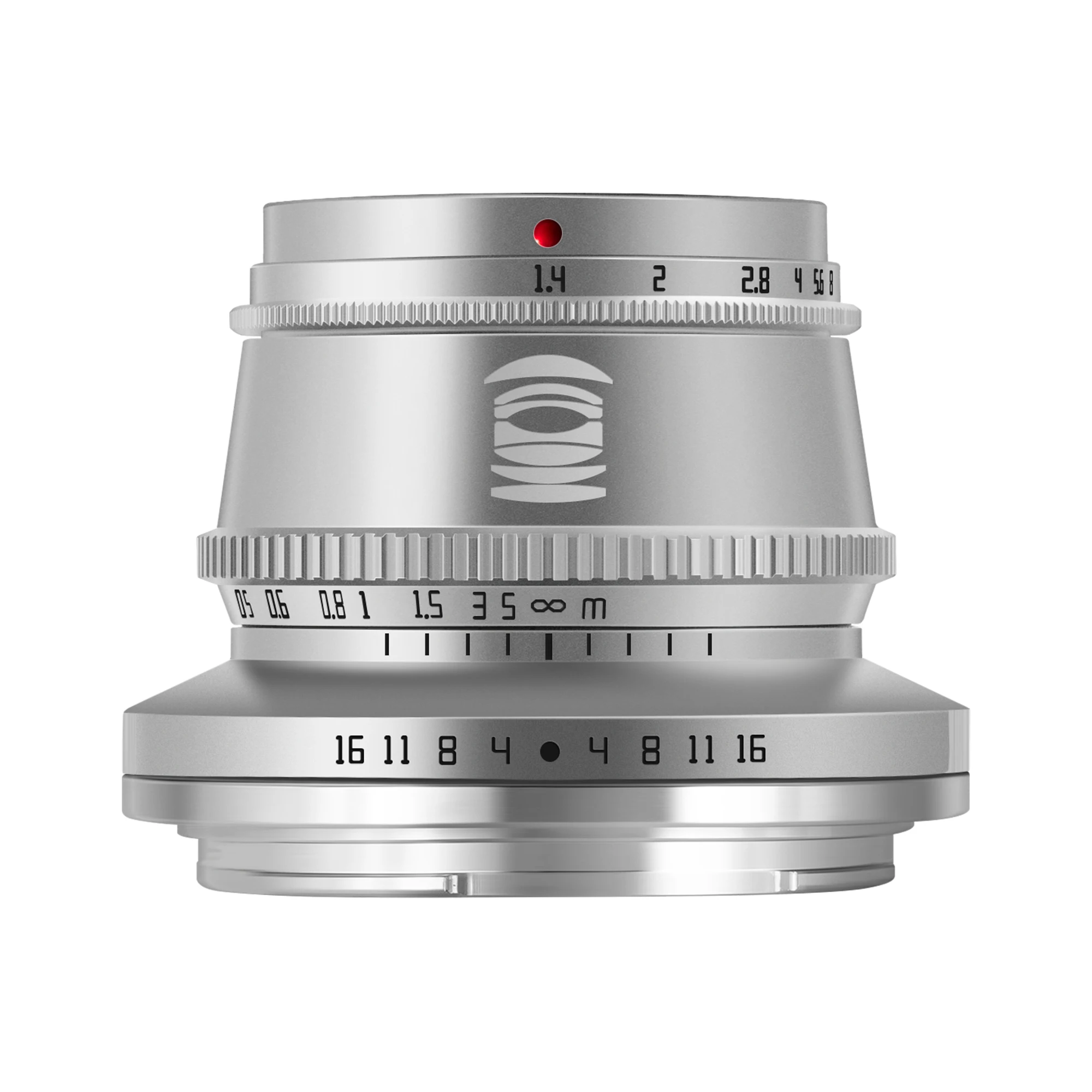 

Новинка, объектив TTArtisan серебристого цвета 35 мм F1.4 для камеры Nikon Z50 Zfc, фотообъектив, MF объектив камеры для Nikon с креплением Z