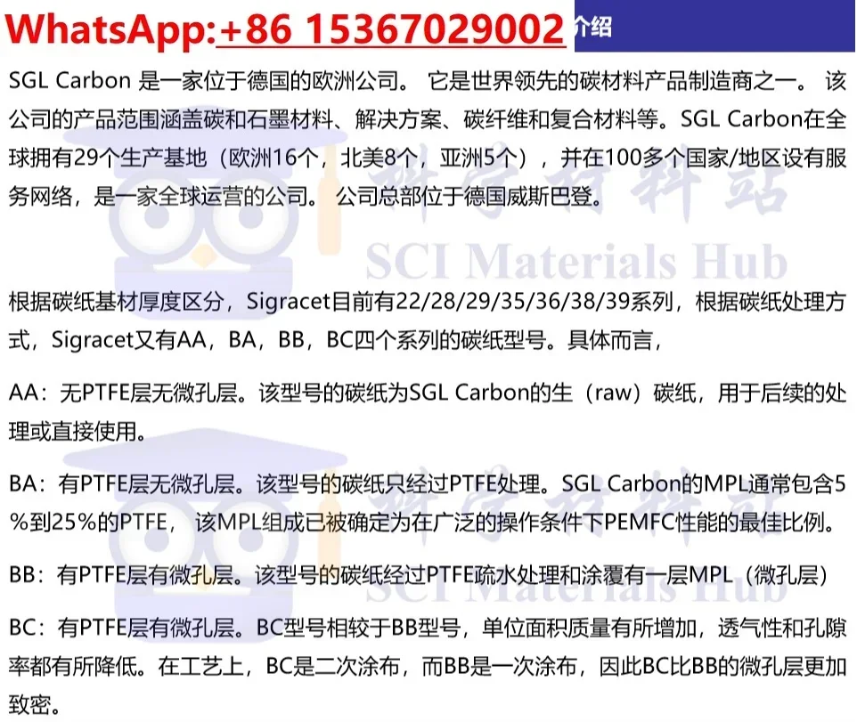 Фото SGL Carbon Sigracet 28AA 29AA 36AA 38AA 39AA Подложка из необработанной копировальной бумаги №3