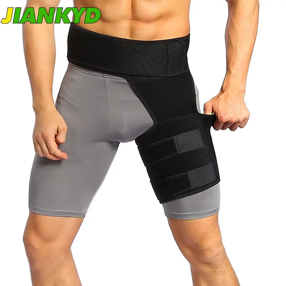 

Hip Support Belt Groin Support Sciatica Pain Relief Thigh Strap Compression Brace Joints Groin Arthritis Hip Protective Belt