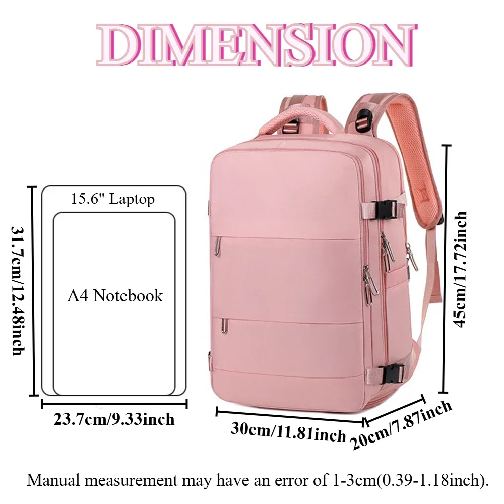 Женский и мужской дорожный рюкзак 40x30x20 см цвета в ассортименте