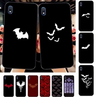 fhnblj goth vampire bat gothic grunge phone case for samsung a51 01 50 71 21s 70 31 40 30 10 20 s e 11 91 a7 a8 2018