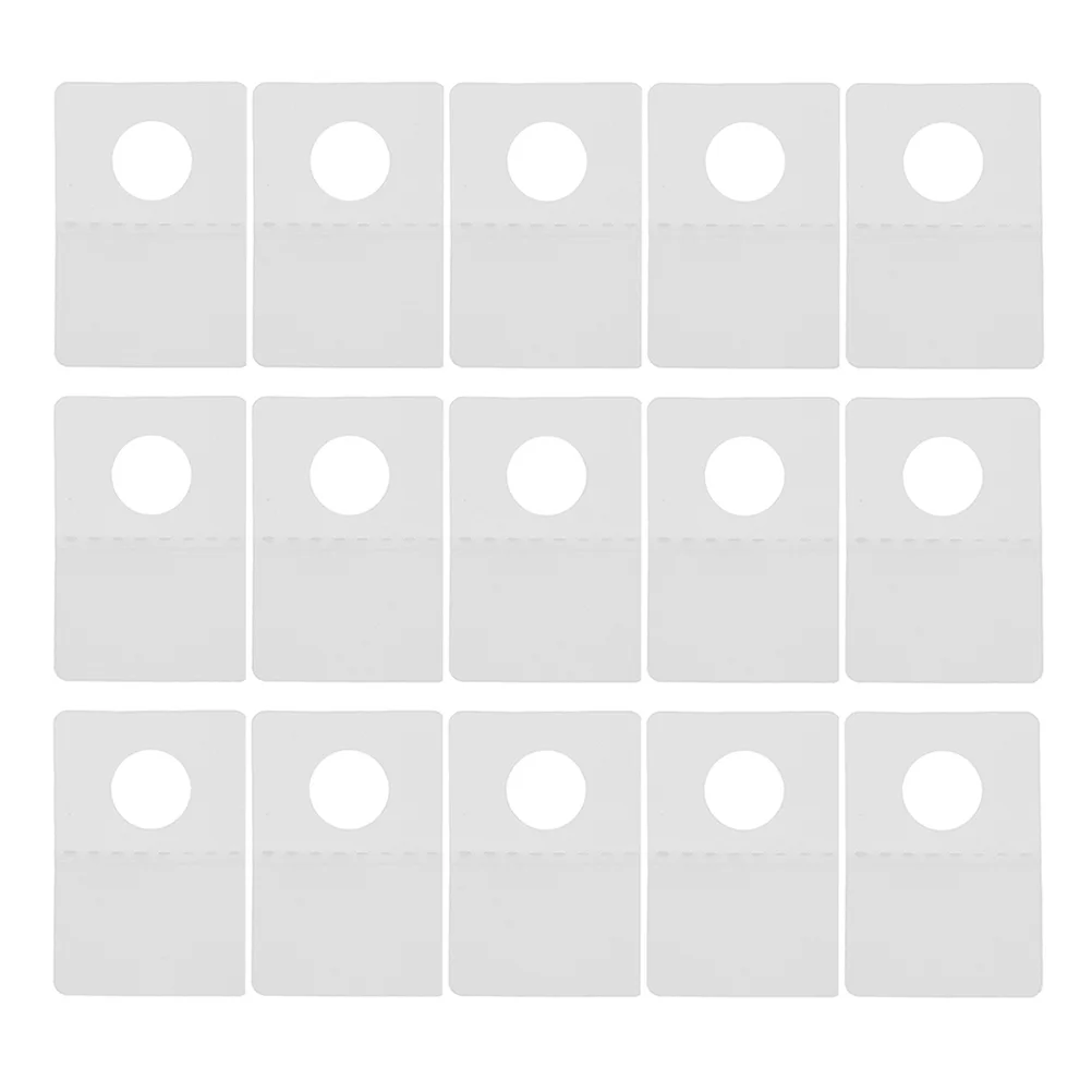 

Clear Tabs Self Adhesive Hanging Tabs, Clear Hanging Hook for Supermarket Store Store Retail Display, 600pcs